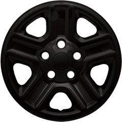 16" JEEP WRANGLER GLOSS BLACK wheel skin set (Fits 07-17)