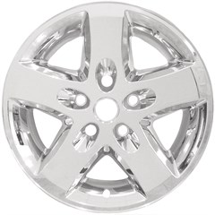 17" JEEP WRANGLER (BOLT-ON) CHROME wheel skin set (Fits 07-17)