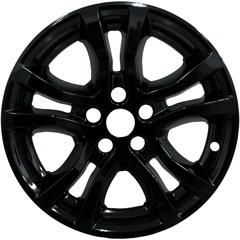 18" Chevrolet CAMARO GLOSS BLACK wheel skin set (Fits 13-15, 19-22)