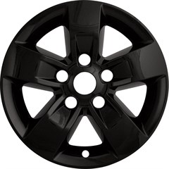 17" DODGE RAM 1500 GLOSS BLACK wheel skin set (Fits 13-22)