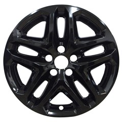 17" FORD FUSION GLOSS BLACK wheel skin set (Fits 13-16)