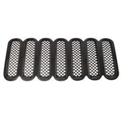 JEEP WRANGLER GLOSS BLACK GRILLE INSERT (FITS 07-18)