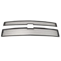 Chevrolet Silverado Gloss Black Grille Insert (Fits 14-15)