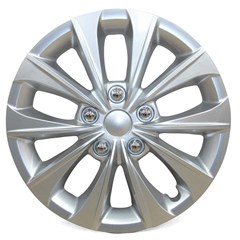 16" TOYOTA CAMRY STYLE SILVER METALLIC WHEEL COVER SET