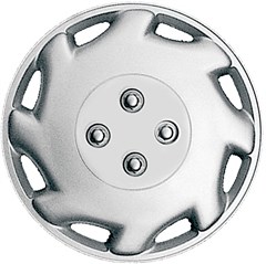 12" LASER SILVER WHEEL COVER SET