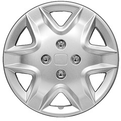 14" HONDA CIVIC STYLE SILVER METALLIC WHEEL COVER SET