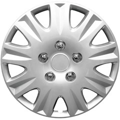 15" HONDA CIVIC STYLE SILVER METALLIC WHEEL COVER SET