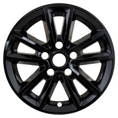 17" DODGE JOURNEY (fits 14-19) DODGE CARAVAN (fits 17-20) GLOSS BLACK wheel skin set