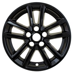 16" FORD FOCUS GLOSS BLACK WHEEL SKIN SET (Fits 16-18)