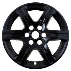 17" GMC ACADIA GLOSS BLACK wheel skin set (Fits 17-20)
