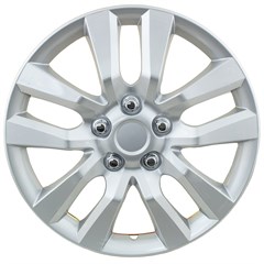 16" NISSAN ALTIMA STYLE SILVER LACQUER WHEEL COVER SET