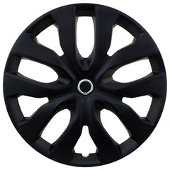 17" NISSAN ROGUE STYLE MATTE BLACK WHEEL COVER SET