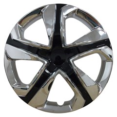 15" HONDA CIVIC STYLE, CHROME/BLACK Wheel Cover Set