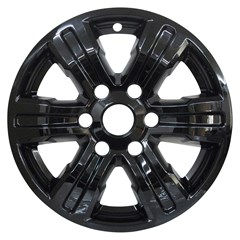 WHEELSKIN SET 17" FORD RANGER XL, GLOSS BLACK(FITS 2019-2023)