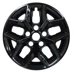 WHEELSKIN SET KIA SOUL S, GLOSS BLACK (FITS 2020-2024)