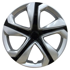 16" HONDA CIVIC STYLE SILVER/BLACK Wheel Cover