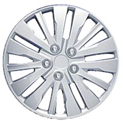 16" UNIVERSAL SILVER WHEEL COVER SET