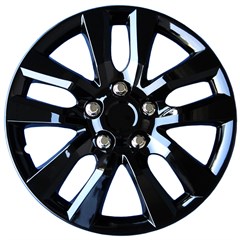 16" NISSAN ALTIMA STYLE GLOSS BLACK WHEEL COVER SET