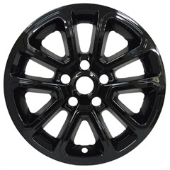 18" JEEP GRAND CHEROKEE GLOSS BLACK WHEEL SKIN SET (Fits 14-16 & 21-22)