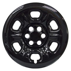 16" NISSAN XTERA (05-15) FRONTIER (05-22) GLOSS BLACK WHEEL SKIN SET