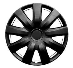 15" TOYOTA CAMRY STYLE GLOSS BLACK WHEEL COVER SET