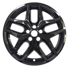 WHEEL SKIN SET 18" FORD EDGE SEL GLOSS BLACK (FITS 2021-2024)