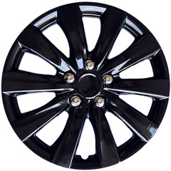 16" TOYOTA COROLLA STYLE GLOSS BLACK WHEEL COVER SET