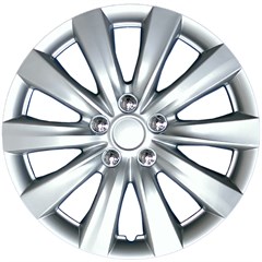 16" TOYOTA COROLLA STYLE SILVER WHEEL COVER SET