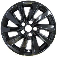 WHEELSKIN SET TOYOTA CAMRY LE, 17" GLOSS BLACK (FITS 2021-2024)