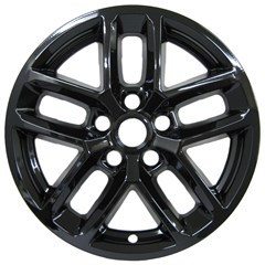 18" JEEP GRAND CHEROKEE LAREDO X GLOSS BLACK WHEEL SKIN SET (Fits 21-24)