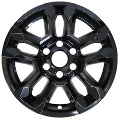 WHEELSKIN SET CHEVROLET SILVERADO RST 18" GLOSS BLACK (FITS 2022-2024)