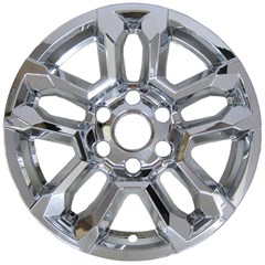 WHEELSKIN SET CHEVROLET SILVERADO RST 18" CHROME (FITS 2022-2024)