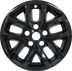 17" JEEP WRANGLER SPORT S GLOSS BLACK WHEEL SKIN (FITS 2023-24)