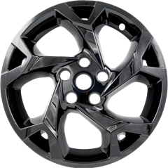 WHEEL SKIN SET 17" CHEVROLET TRAX LT/LS GLOSS BLACK 24-25