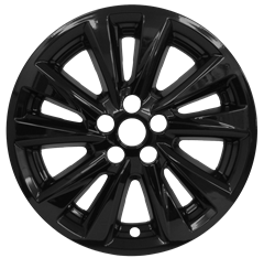 WHEEL SKIN SET 16" TOYOTA COROLLA XLE/ HATCHBACK SE GLOSS BLACK FITS 2023-26