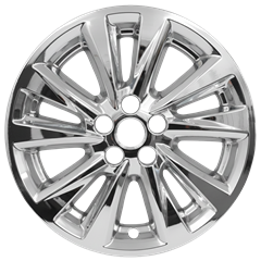WHEEL SKIN SET 16" TOYOTA COROLLA XLE CHROME FITS 2023-26
