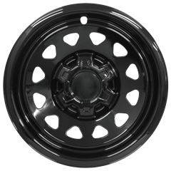 WHEEL SKIN SET CHEVY COLORADO GLOSS BLACK FITS 2023-2026