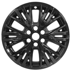 WHEEL SKIN SET 18" CHEVY TRAVERSE LT GLOSS BLACK FITS 2024-2027