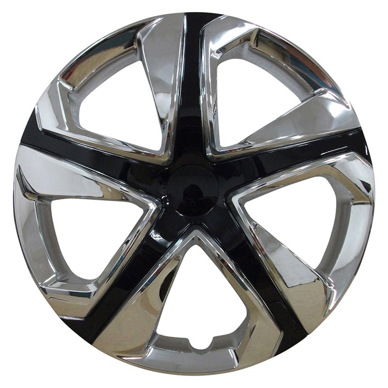 15" HONDA CIVIC STYLE, CHROME/BLACK Wheel Cover Set Pacific Rim