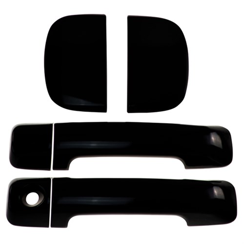 Toyota Tundra (4 door) Door Handle Set (Gloss Black) Pacific Rim