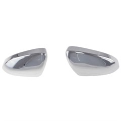 Ford Fusion (Top w/o turn signal) Mirror Cover Set (Chrome)